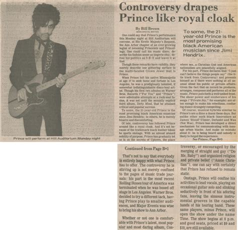 Prince - Controversy - Press