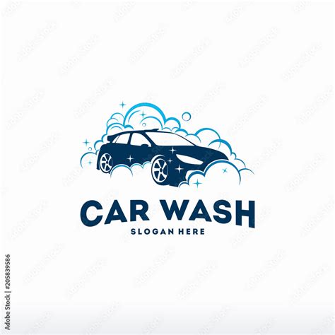 Car Wash logo designs concept vector, Automotive Cleaning logo template ...