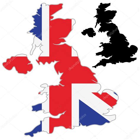 UK map flag — Stock Vector © julydfg #9578934