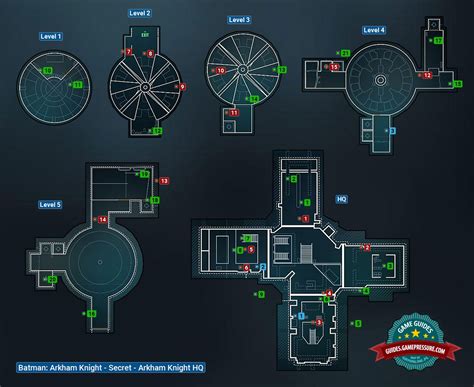 Arkham Knight Riddler HQ Map Destructables