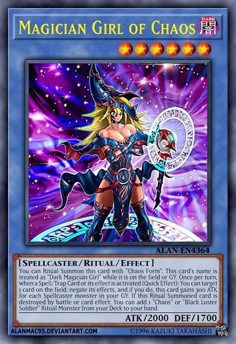 Magician Girl of Chaos by AlanMac95 on DeviantArt | Custom yugioh cards, Yugioh cards, The magicians