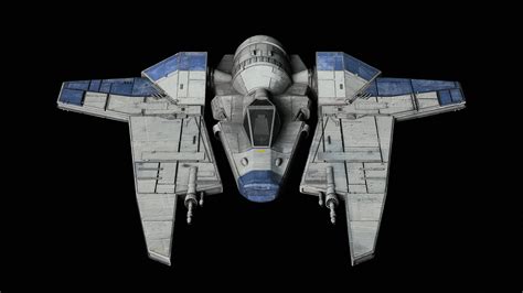 ArtStation - Mandalorian Fang Fighter Star Wars | Game Assets