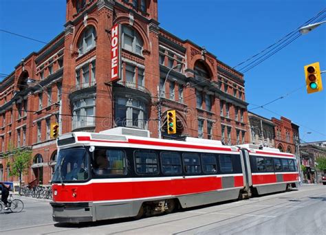 Toronto streetcar stock image. Image of street, tram - 50925191