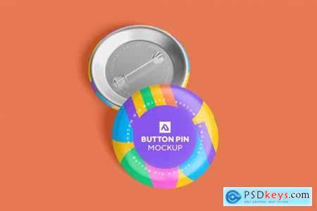 Creativemarket Glossy Circle Button Pin Badge Mockup Set 5000076