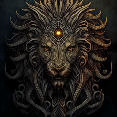 Dark Fantasy Lion Version 2 by PM-Artistic on DeviantArt