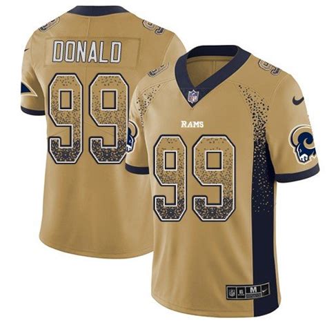 Rams Aaron Donald Limited Drift Rush Fashion Jersey – US Sports Nation