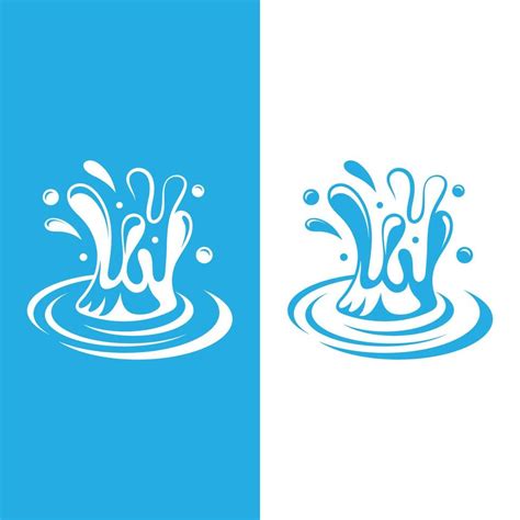 water splash icon vector illustration 14065337 Vector Art at Vecteezy