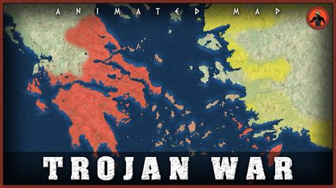 Trojan War: Animated Map of Achaeans and Trojans - YouTube