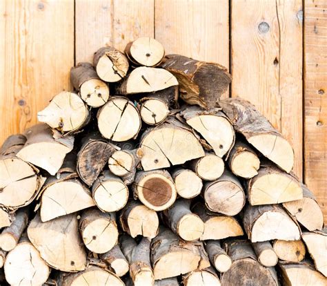 Pile of wood logs stock photo. Image of winter, round - 42402382