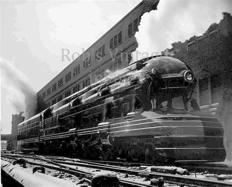 Pennsylvania Railroad S1 Bullet Steam Locomotive Train 6100 Photo In Chicago PRR | eBay