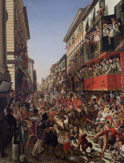 painting-of-carnival-in-rome - Mardi Gras and Carnival Pictures - Mardi Gras 2018 - HISTORY.com