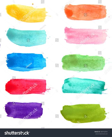 Watercolor Swatches Stock Illustration 589742954 | Shutterstock