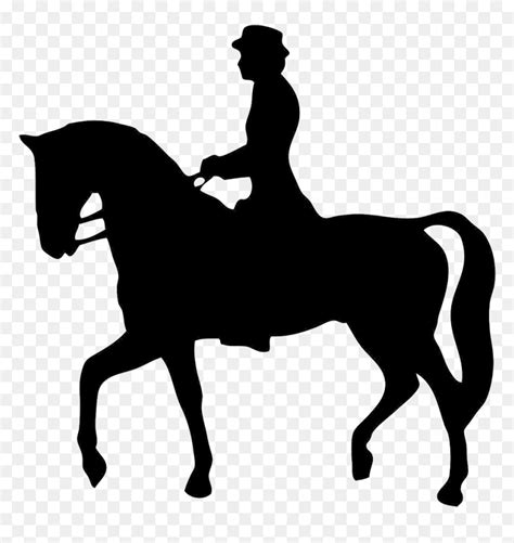 Horse Riding Silhouette Png, Transparent Png - vhv