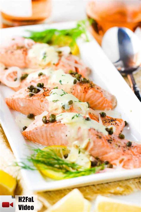 Poached Salmon with Capers and Hollandaise | How to Feed a Loon