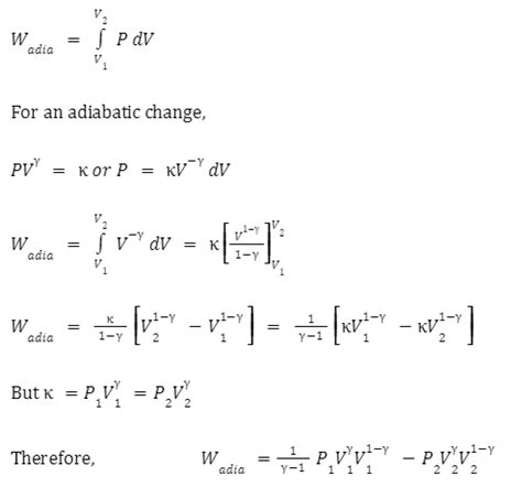 Adiabatic Processes Derivation - 88Guru