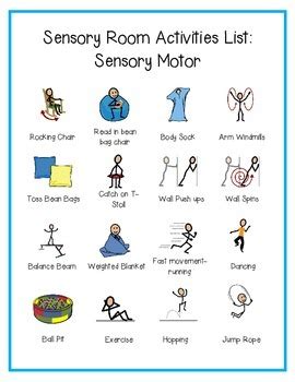 Sensory Motor Activities by Vanessa Ghiringhelli | TPT