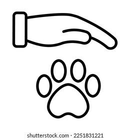 Animal Welfare Icon Logo Design Vector Stock Vector (Royalty Free) 2251831221 | Shutterstock