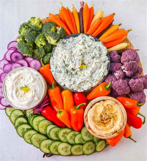 Crudite Platter (Veggie Tray with Dips) – Modern Honey