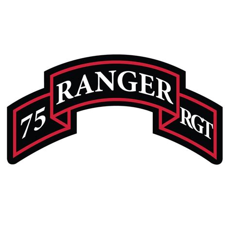 US Army 75th Ranger Regiment SSI Patch Decal Full Color | Etsy