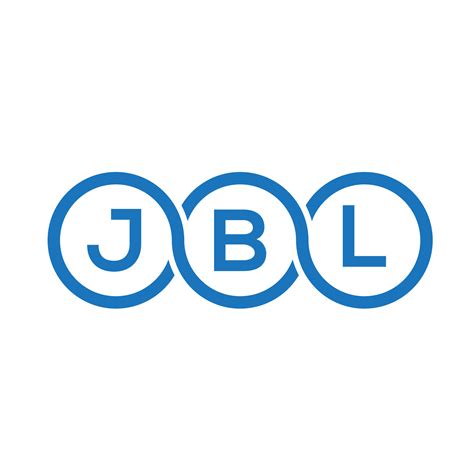 JBL letter logo design on white background. JBL creative initials ...