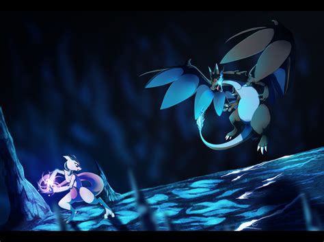 Mewtwo vs Charizard X — Weasyl