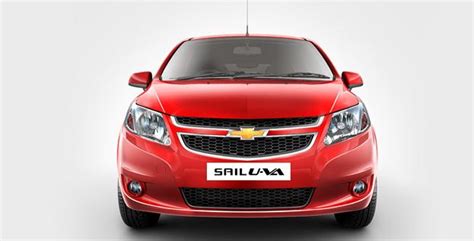 Chevrolet Sail Hatchback Front View 'Red'