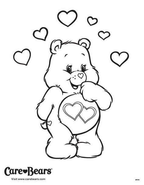 Care Bears | Bear coloring pages, Cartoon coloring pages, Coloring pages