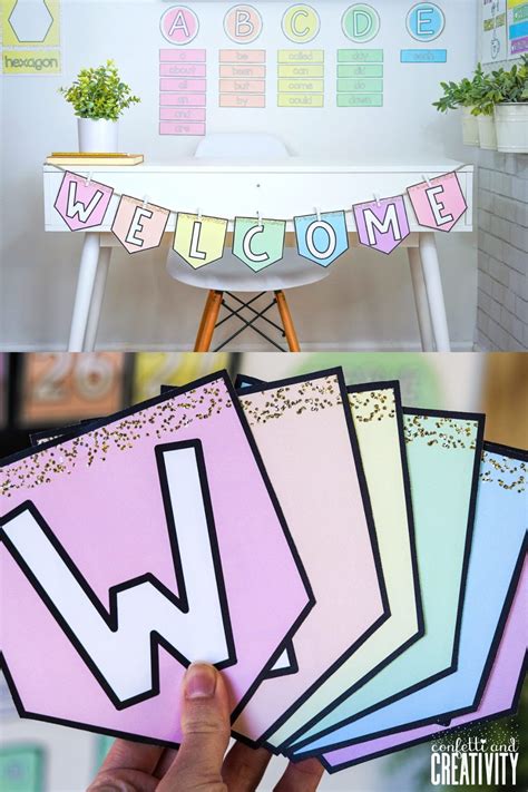 Pastel Editable Welcome Banner | Welcome banner, Preschool classroom decor, Printable classroom ...