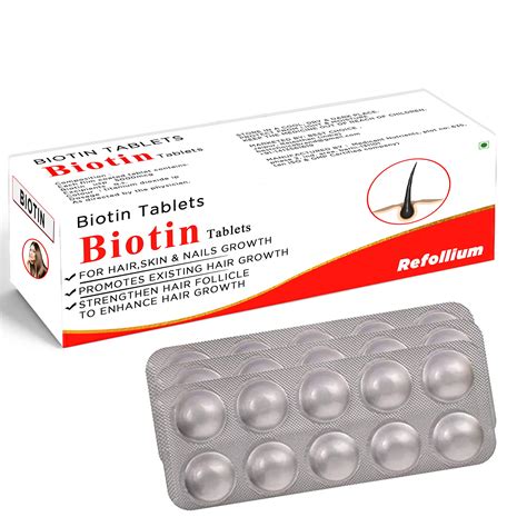 Biotin Tablets Uses, Side Effects, and Dosage