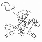 Coloring Pages Lasso sketch template