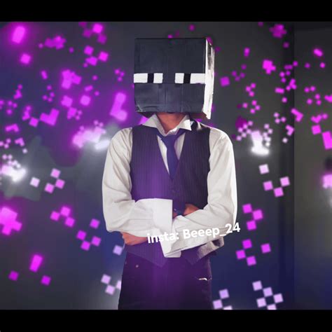 Enderman cosplay by me : r/Minecraft