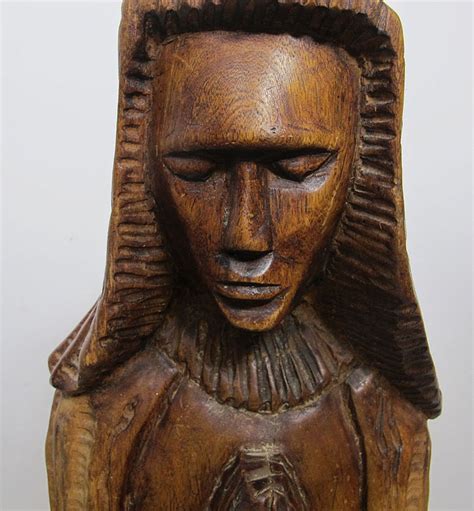 African Folk Art Lady of Kibeho Santos Carved Wood Statue Sculpture Rwanda yqz | eBay