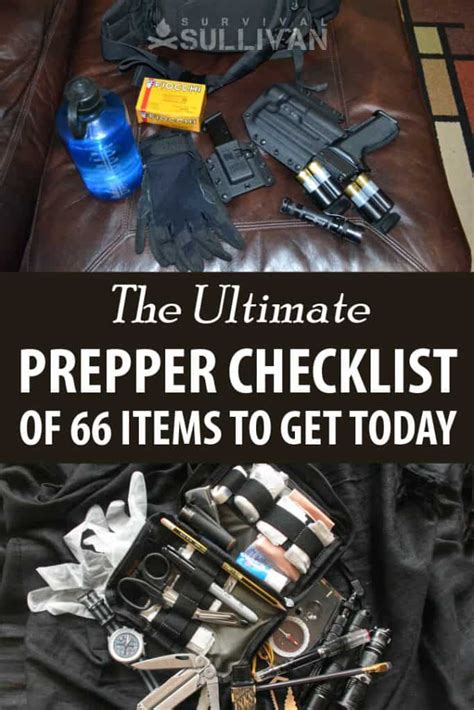 Printable Preppers Checklist For Beginners