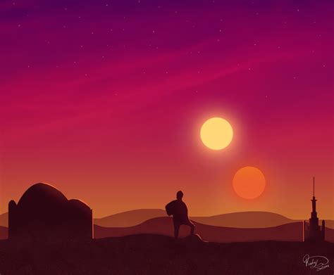 View Star Wars Tatooine Sunset Wallpaper Pics - Netizen Wallpapers