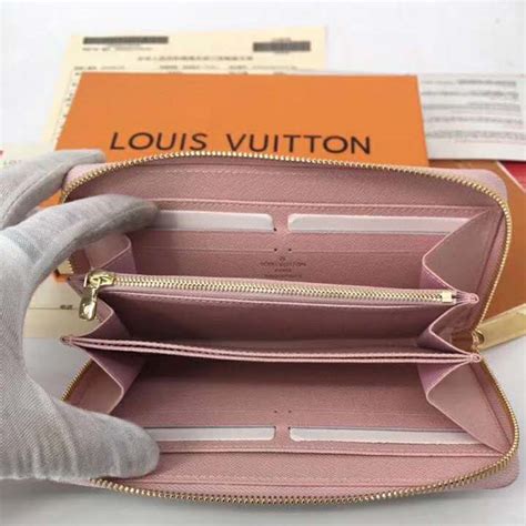 Louis Vuitton LV Women Zippy Wallet Damier Azur Canvas-Pink - LULUX