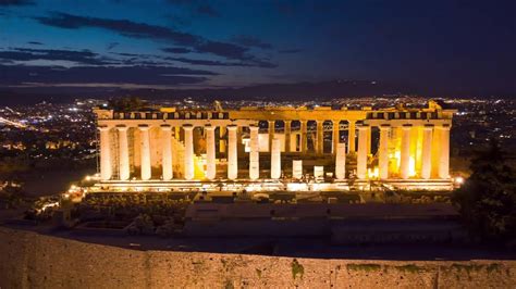 Athens Acropolis | Drone By Night | 4k Drone Travel Video - YouTube