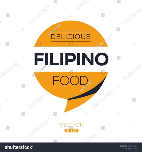 Creative (Filipino food) logo, sticker, badge, - Royalty Free Stock ...