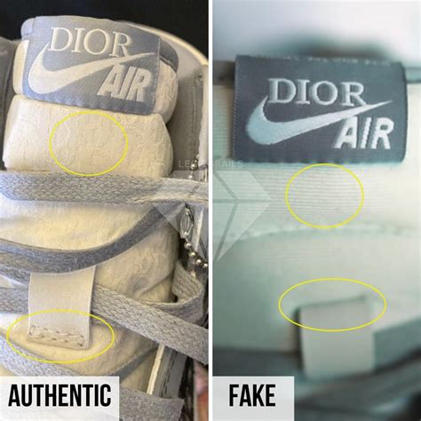 How To Spot Real VS Fake Dior Jordan 1 High – LegitGrails