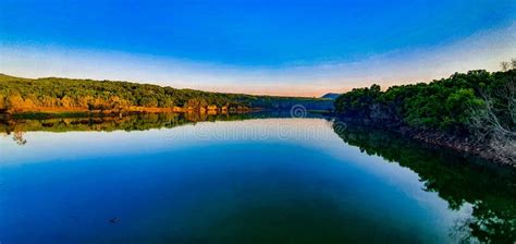 Blue Lake in the Early Morning in Sri Venkateswara Wild Forest ...