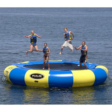 20 ft. RAVE Sports Aqua Jump Eclipse Water Trampoline Package - Walmart.com