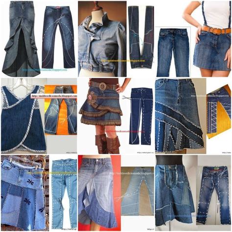 DIY Ideas and Tutorials to Refashion Old Jeans | Diy clothes jeans ...