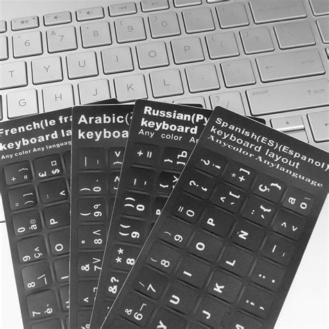 Kebidumei Russian Keyboard Stickers Waterproof Fre... – Grandado