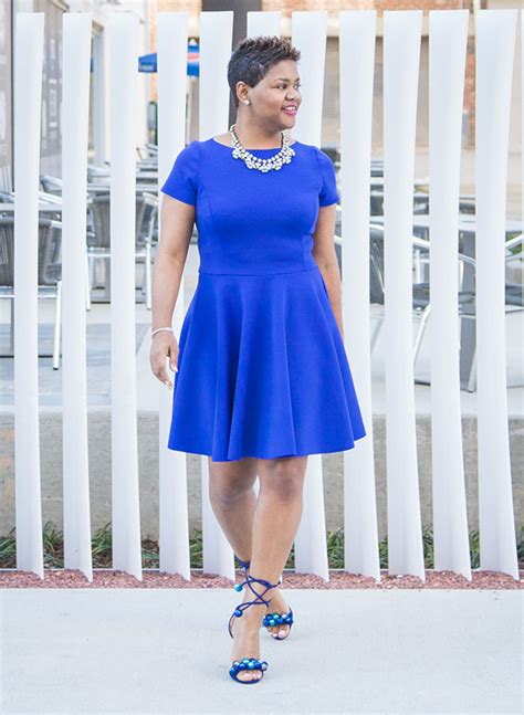 Cobalt Blue Dress - Adrienne M Nixon