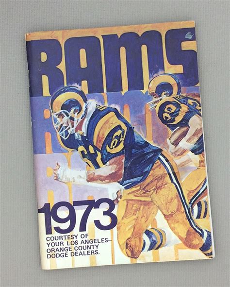 Los Angeles Rams 1973 Media Guide - SportsHistoryCollectibles.com