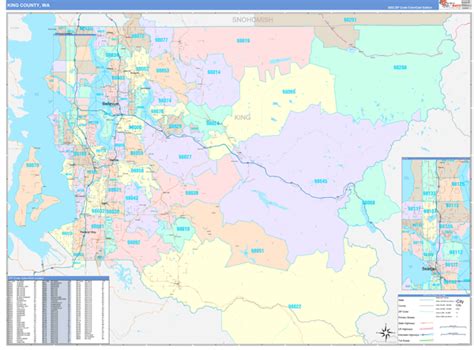 Maps of King County Washington - marketmaps.com