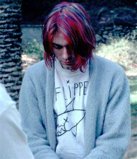 Kurt Cobain Purple Hair