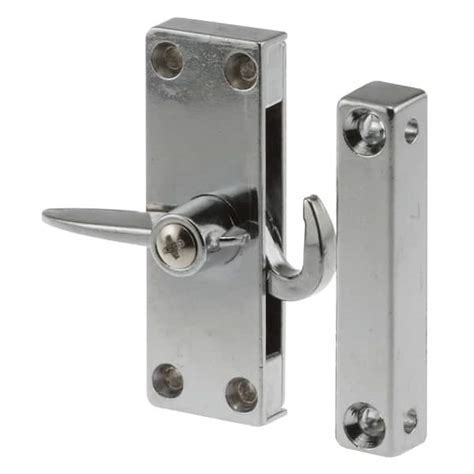 Prime-Line Chrome Screen Door Latch and Keeper A 103 - The Home Depot