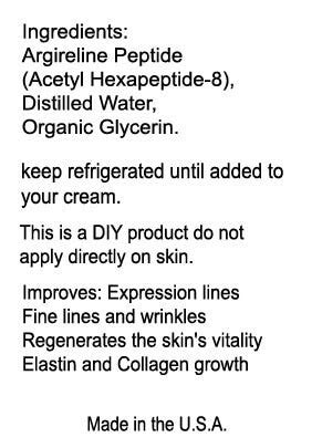 Anti-Aging DIY 100% Argireline Peptides Solution Add to Your Own Cream – DNA Code Skin Care