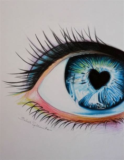 Eye Drawings Tumblr Pencil Drawings Of ... | Color pencil drawing ...