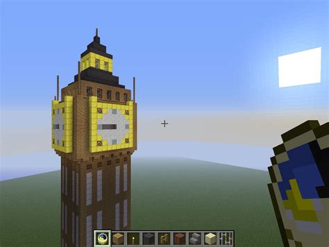 Big Ben Clock Tower With Working Clock Minecraft Project